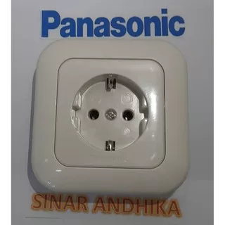 STOP KONTAK SINGLE NON CP PUTIH PANASONIC WEJP 1131-7