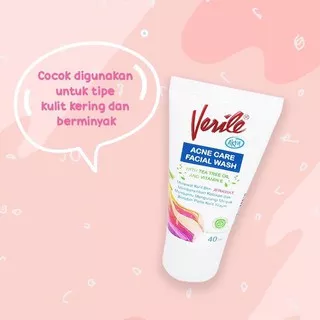 VERILE ACNE CARE FACIAL WASH