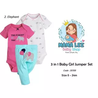 3 IN 1 JUMPER SET / BABY JUMPER / BAJU BAYI / BABY GIFT SET / BAJU BAYI 3 BULAN -24 BULAN / SETELAN