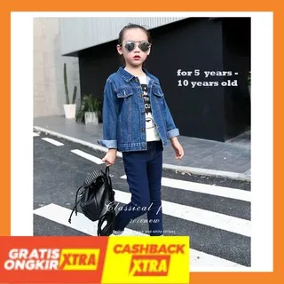 JEAN MURAH WANITA JINS BAWAHAN PEREMPUAN BARU BTS / Jaket Jeans Denim Anak Remaja Cewek Perciya -