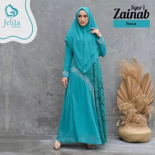 ZAINAB DRESS SYARI JELITA MUSLIMAH GAMIS SET