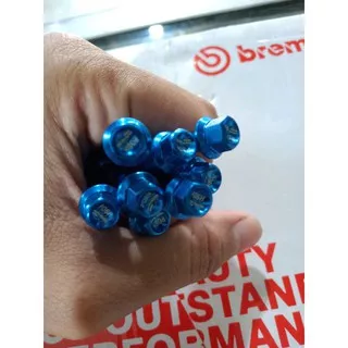 baut posh blue blok bak mesin jupiter mx new sniper exiter set kanan kiri bukan probolt