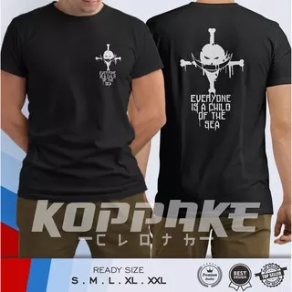 Kaos Anime One Piece Shirohige Logo Baju Anime