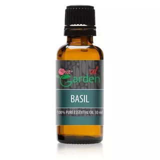 Basil 100% Pure Essential Oil Our Garden 15ml Minyak Kemangi Aroma Terapi 15 ml