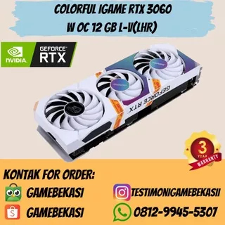COLORFUL IGAME RTX 3060 W OC 12 GB L-V LHR, TERMURAH