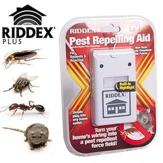 RIDDEX PEST REPELLING AID / RIDDEX PLUS PEST AS SEEN ON TV ALAT PENGUSIR SERANGGA TIKUS KECOAK SEMUT