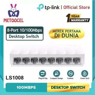 SWITCH TP LINK TL- LS1008 8-Port 10/100Mbps Desktop Switch hub LAN