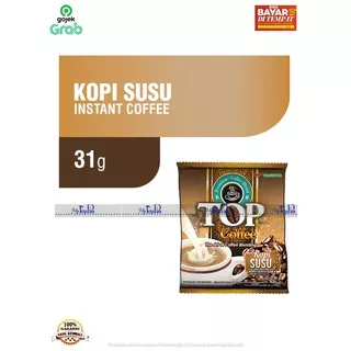 KOPI/KOPI SASET/KOPI SUSU/Top kopi susu gula 10 x 31g