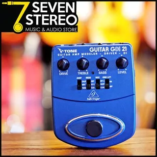 Behringer Gdi21 V-Tone Guitar Driver Di Guitar Amp Modeler/Direct Recording Preamp/Di Box Effects