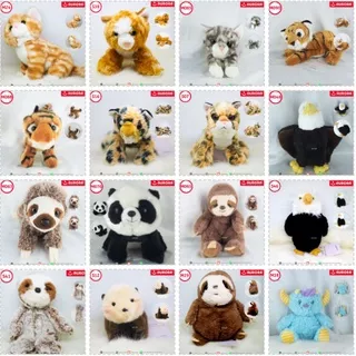 BONEKA KUCING PANDA ELANG MACAN PREMIUM KADO WISUDA ULANG TAHUN HAMPERS IMPOR BRANDED