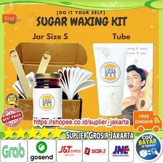 Penghilang Bulu Rambut Original Cool Sugar Wax 195gr Penghilang Bulu Ketek dan Betis - CSW tube-100g