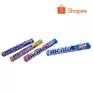 Mentos Roll - Stay Fresh with Chewy Dragees Mint Candy - 37g