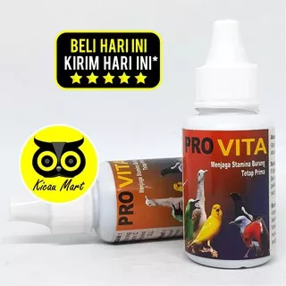 VITAMIN OBAT BURUNG KENARI MURAI LOVEBIRD PRO VITA PROVITA PENAMBAH NAFSU MAKAN STAMINA POWER GACOR