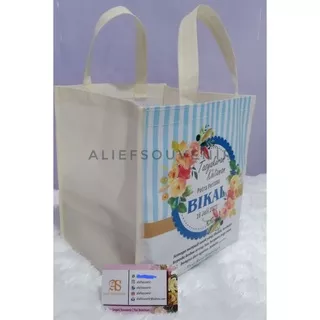 aliefsouvenir Tas aqiqah anak tas souvenir ulang tahun tas goodie bag murah/tas kelahiran anak