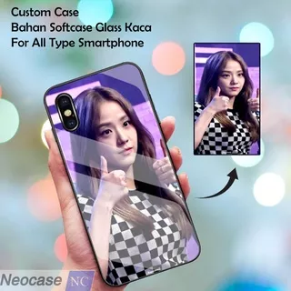 [Custom Case Foto] Bahan Softcase Kaca Kilau For All Type/Oppo/Vivo/Xiaomi/Infinix/Realme/Samsung/Iphone