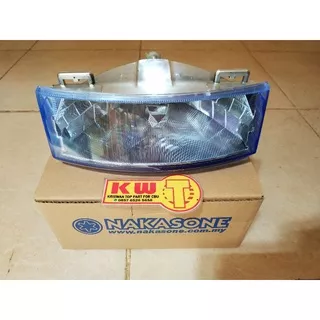 Reflektor satria lumba biru, headlamp Satria lumba biru bening