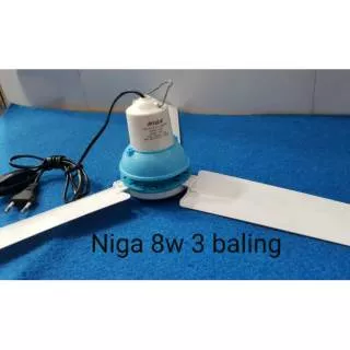 Kipas Angin Gantung Niga 8 Watt 8w / Minifan Niga 8 Watt 8w