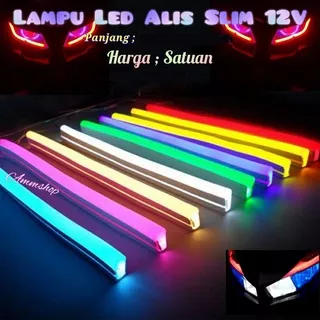 LED ALIS SLIM FLEKSIBEL 12V UNTUK MOTOR DAN MOBIL KUALITAS GRADE A