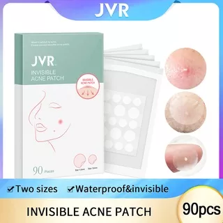JVR Acne Pimple Patch 90pcs Jerawat Two Sizes Invisible Acne Treatment Stickers Pimples Remover Tool Dua Ukuran