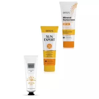 ERTOS Sunscreen Gel Sun Expert Mineral Sunscreen - Sunblock Wajah Sinar Matahari ERTO`S