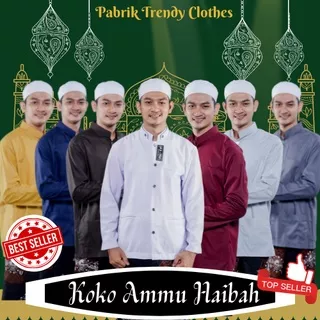 Baju Koko Kokoh Pria Muslim Model Haibah Baju Koko Ammu Original Baju Koko Habib Habaib Best Seller 2022