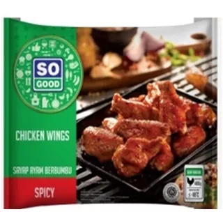 So Good Spicy Chicken Wings ( Sayap Ayam Berbumbu ) 400gr