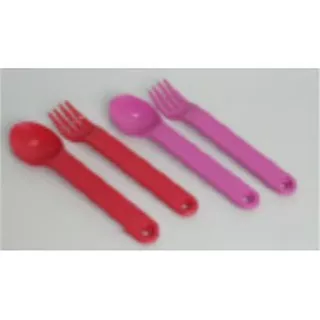 FREE ONGKIR!!! Cutlery Merah Pink HK60K 2set(4)