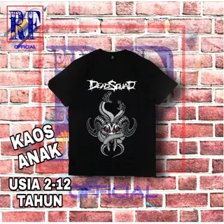 Kaos Anak Band Deadsquad SnakeGoat Short Sleeve baju band metal musik rock kaos band oversize lokal t-shirt hitam baju anak laki laki perempuan / pria wanita jumper baby kids tee ootd unisex vintage pakaian fashion bayi & anak kecil h&m rap tees