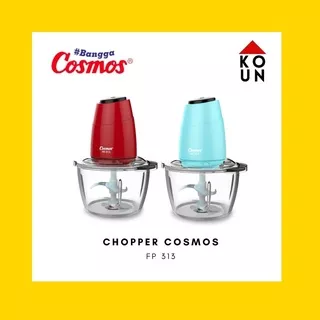 Chopper Cosmos FP313 - Food Processor With Turbo Knob 1.2 Liter Cosmos FP-313 / FP 313 / FP313 GARANSI RESMI 100% ORIGINAL / PELUMAT DAGING / PENGGILING DAGING / BLENDER