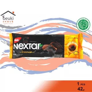 ECER Nabati Nextar Coklat Kue Biskuit Brownies Choco Delight Halal MUI - 42gr