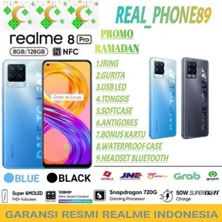 REALME 8 PRO REALME8PRO REALME 8PRO RAM 8/128 GB GARANSI REALME INDONESIA