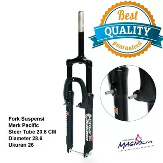 Fork Sepeda Garpu Sepeda MTB Gunung 26 PACIFIC Oversize Suspensi Shock Travel 120 MM