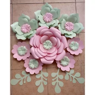 paket paper flower bunga kertas