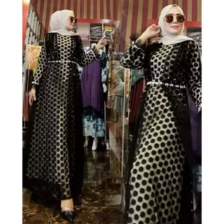 Dress Brukat premium//dress brukat wanita import