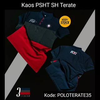 Kaos PSHT SH Terate berkerah polo bordir kode poloterate35