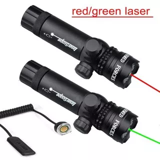 Laser Scope Red / Green Dot Senapan Nyala Titik Warna Merah / Hijau Laser Angin