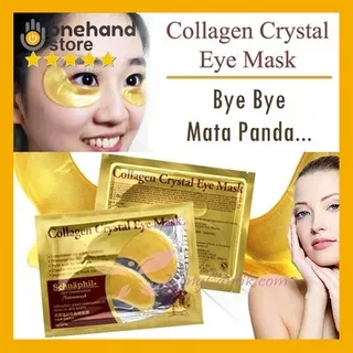 Masker Mata Emas / Gold Collagen Crystal Eye Mask Sepasang Masker Mata COLLAGEN CRYSTAL GOLD EYE BAG MASK EYEMASK Kantong Black Panda Anti Aging Wrinkle Emas