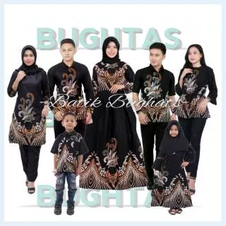 Baju Couple Set Pakaian Batik Keluarga Kondangan Gamis Kemeja Blouse Hem Tunik Ayah Ibu dan Anak Pria Wanita Perempuan Modern Kerja Lengan Panjang Pendek Motif Ayam Kekinian Murah Pekalongan