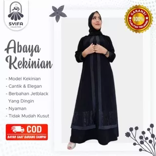 Jubah Abaya Gamis abaya Maxi Dress Bordir Zhepy Hitam Polos Arab saudi Turkey / turki Dubai umroh Jetblack   Murah Terbaru 2022 baju wanita Muslimah      kode 426