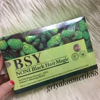 BSY NONI BLACK HAIR MAGIC ORI HARGA 1 BOX [isi 20 sachet]