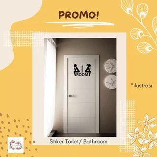 Stiker Toilet/ Kamar Mandi Thinking Room