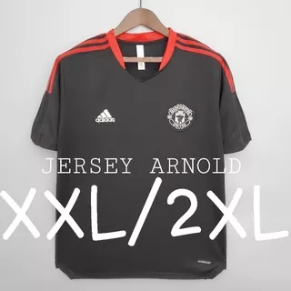 JERSEY MU PRE MATCH PREMATCH TRAINING HITAM BLACK XXL 2XL MUSIM 21 22 2021 2022 GO GRADE ORI THAILAND AAA JERSEY KAOS BOLA