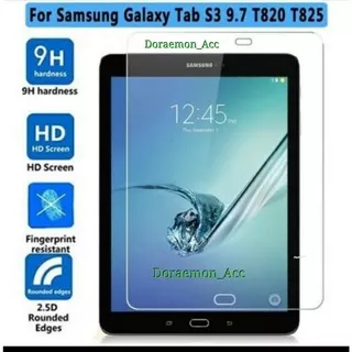 Tempered Glass Clear Samsung Galaxy Tab S3 9.7inchi SM-T825 T820 - Anti Gores Kaca