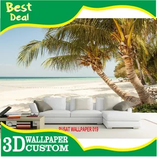 Wallpaper Custom Wallpaper 3d Wallpaper Dinding mewah  Wallpaper Pemandangan Pantai.