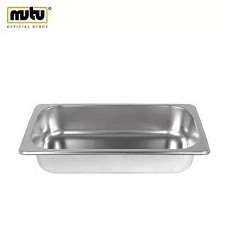 Food Pan 1/3 Kedalaman 10 Cm Stainless Steel -PAN-13100