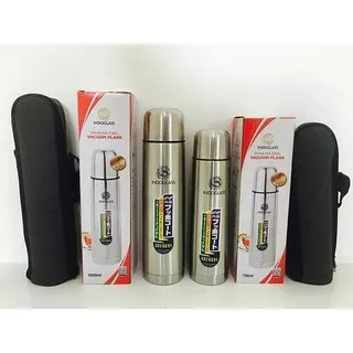 Termos Stainles Steel Vacuum Flask 1 Liter / Termos Indoglass 1 Liter