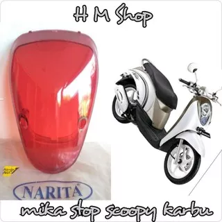 mika belakang scoopy karbu kaca mika lampu stop scoopy karburator