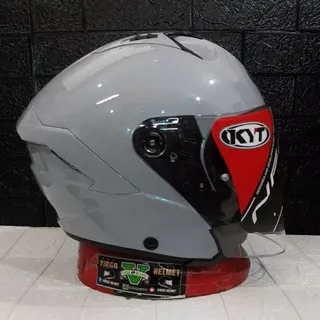 KYT HELM NFJ NEW SOLID ASPHALT GREY KYT ORIGINAL ONGKIR TERMURAH