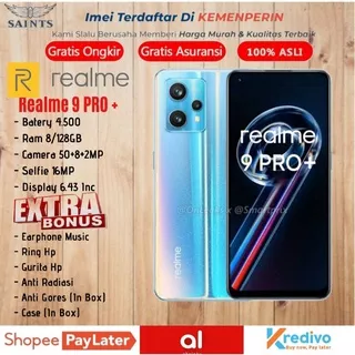 Realme 9 Pro Plus + 5G Ram 8GB Rom 256GB 8/128 & 8/256 Garansi Resmi Realme 1 Tahun