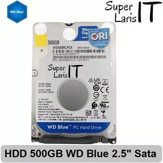 HDD Laptop 500GB WD Blue Scorpio 2.5 Harddisk Hardisk Notebook